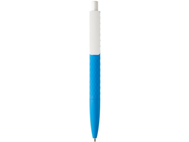 Bolígrafo suave X3 Azul/blanco detalle 38
