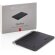 Tarjeteros corporativos bloqueo rfid ultra delgado para 8 tarjetas Negro/gris detalle 18