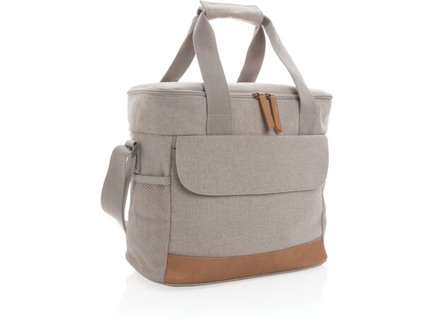 Bolsa termica publicitaria algodón reciclado Gris detalle 22