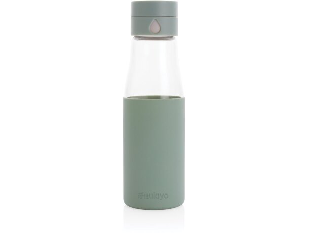 Botella de hidratación de vidrio Ukiyo con funda Verde detalle 25