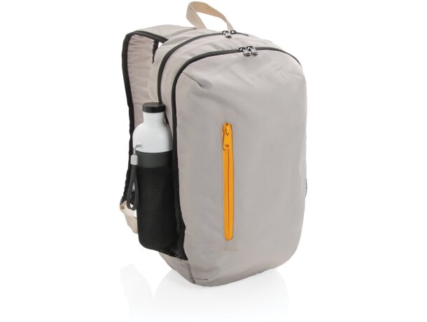 Mochila casual Impact AWARE ™ 300D RPET Marron detalle 4