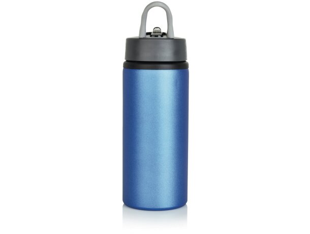 Botella deportiva con logo asa de transporte polipropileno Azul/antracita detalle 26