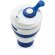 Tazas plegable de silicona Azul detalle 25