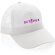 Gorra personalizable de 5 paneles en algodón cepillado 190 gr impact aware™ Blanco detalle 19