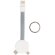 Cable redondo 3 en 1 Blanco detalle 5