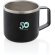 Taza de acero inoxidable Negro detalle 5