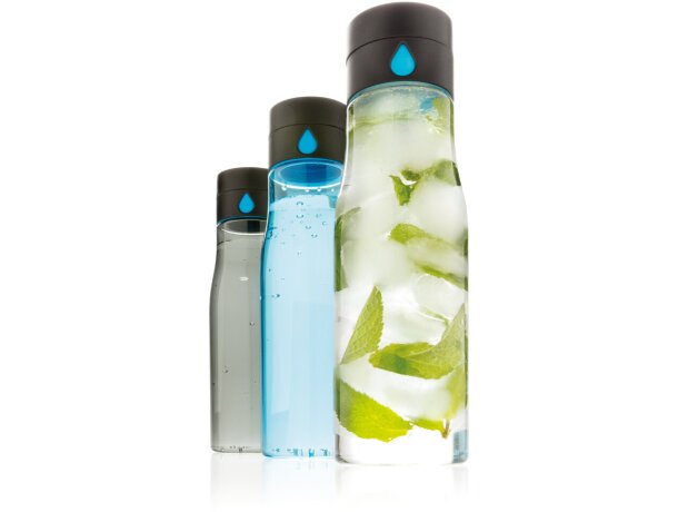 Botella tritan antigoteo de hidratación Aqua Azul detalle 17