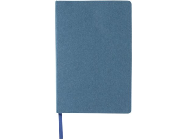 Libreta A5 FSC® de tapa dura Azul detalle 9