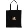 Tote sostenible 100% algodón Impact Aware Negro detalle 3