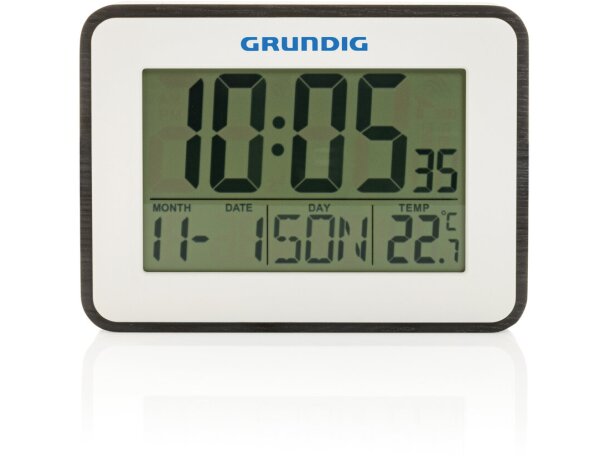 Estación meteorológica Grundig con alarma y calendario Blanco detalle 1