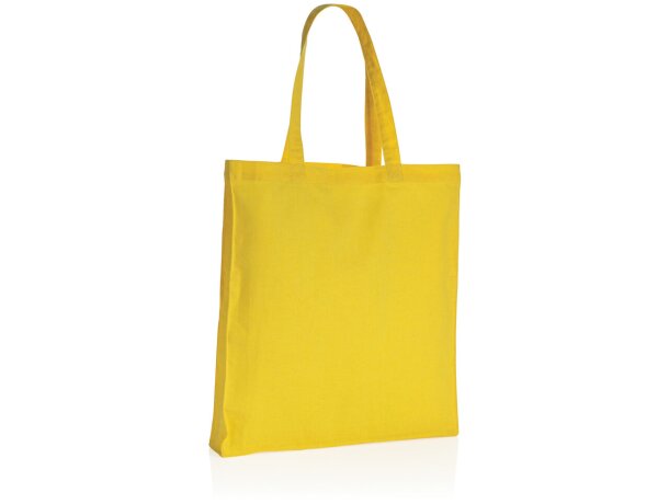 Tote sostenible 100% algodón Impact Aware Amarillo detalle 20