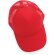 Gorra 5 paneles de algodón cepillado 190 gr Impact AWARE ™ Rojo detalle 26