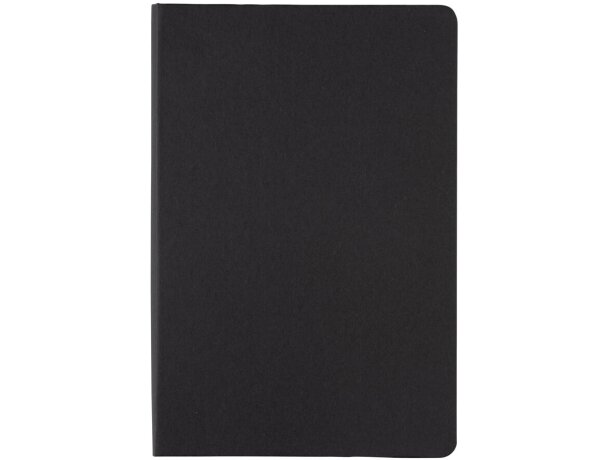 Libreta A5 FSC® de tapa dura Negro detalle 1