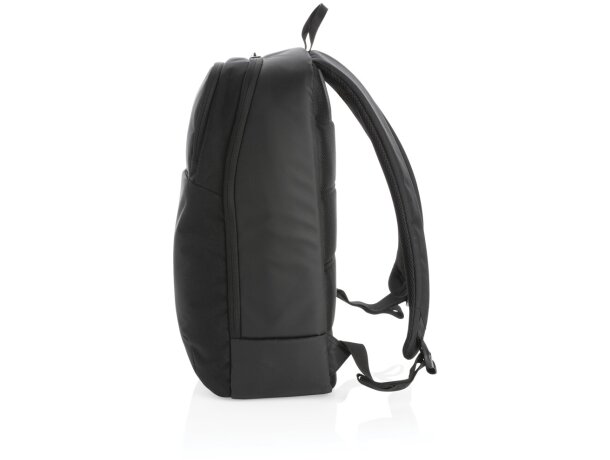 Mochila Swiss Peak con bolsillo esterilizador UV-C Negro detalle 2