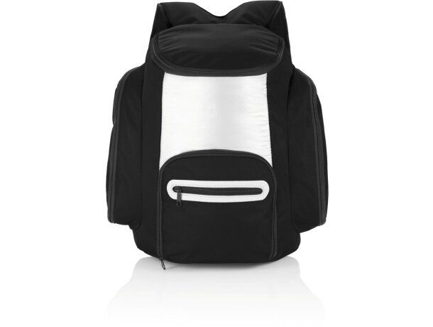 Mochila nevera térmica XD Collection 21L poliéster 600D bicolor Azul/plata detalle 2