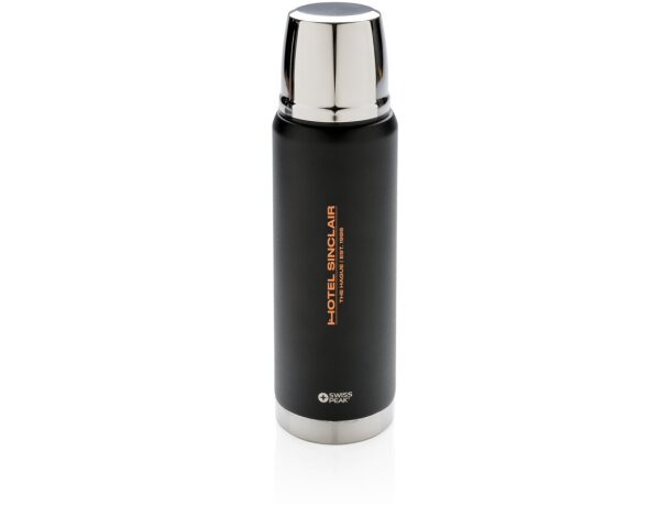 Termo Swiss Peak Elite de cobre al vacío 0.5L Negro detalle 8