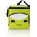 Bolsa térmica de poliéster con bolsillo frontal y correa ajustable Verde/plata detalle 13
