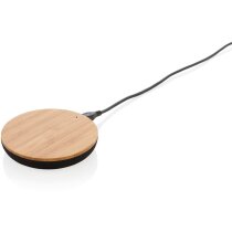 Cargador inalámbrico 5W bambú X Cargador inalámbrico 5W bambú X