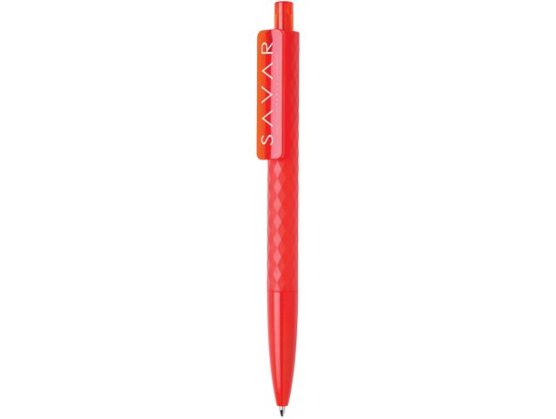 Bolis originales ballpoint acabado geométrico tinta alemana azul X3 Rojo detalle 27