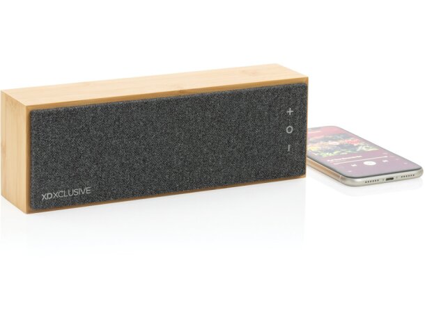 Altavoz de bambú inalámbrico Wynn 10W personalizado