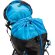 Mochila grande Explorer de senderismo 40L sin PVC Negro/azul detalle 6