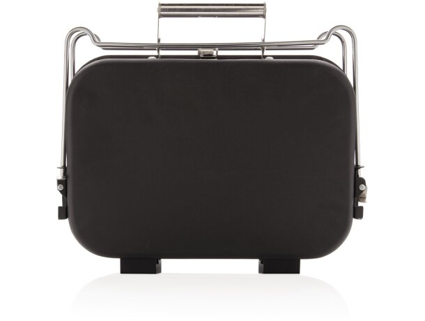 Barbacoa portátil de lujo en maleta Negro detalle 2