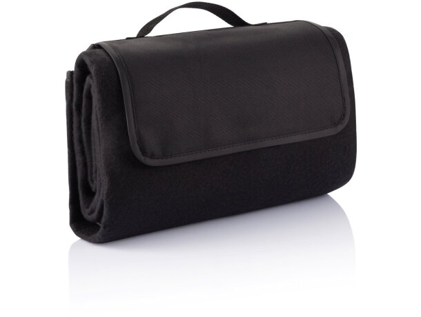 Manta de picnic plegable Negro detalle 1