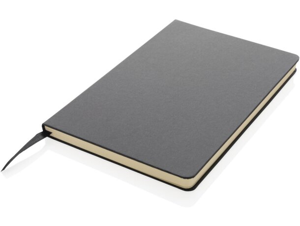 Libreta A5 FSC® de tapa dura Negro detalle 3