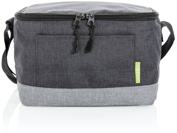 Bolsas térmicas con capacidad para 6 Latas y correa de transporte rPET Gris/gris detalle 2