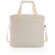 Bolsa termica publicitaria algodón reciclado Blanco detalle 4
