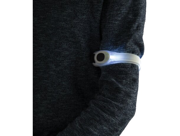 Brazalete de seguridad el brazo plástico Blanco/negro detalle 10