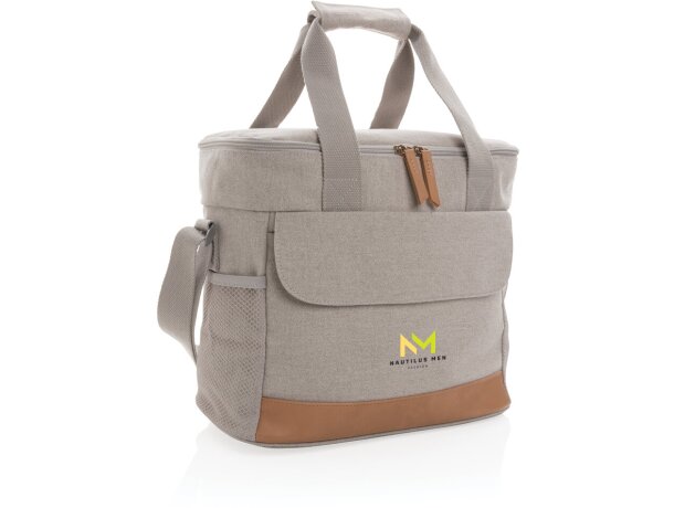 Bolsa termica publicitaria algodón reciclado Gris detalle 23