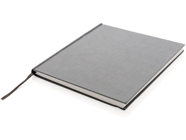 Libreta Deluxe 210x240mm Gris detalle 1