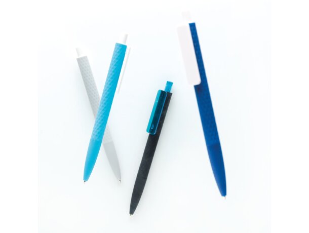Bolígrafo suave X3 Azul/blanco detalle 43