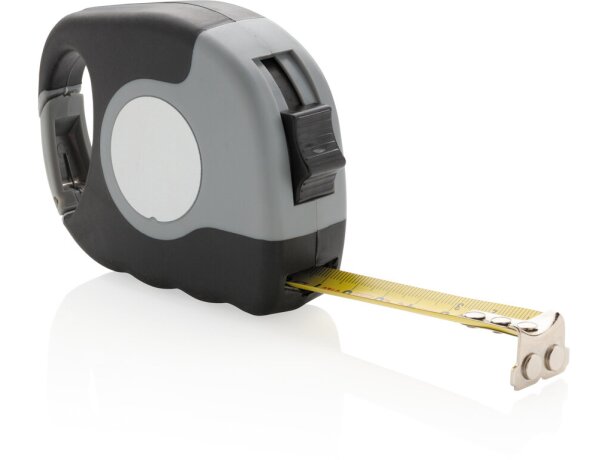 Flexómetro con freno de plástico Gris/negro detalle 4