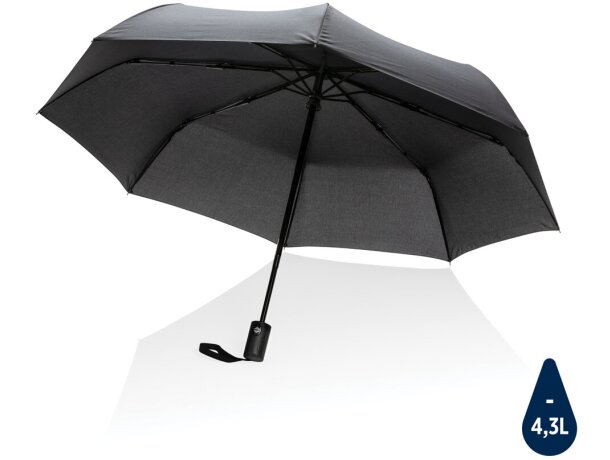 Paraguas automático Rubim RPET 190T fibra de vidrio negro Azul marino detalle 18