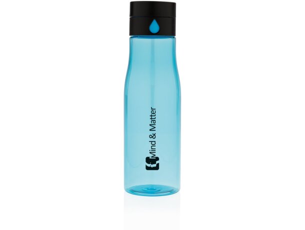 Botella tritan antigoteo de hidratación Aqua Azul detalle 14