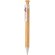 Bolígrafo de bambú con clip de trigo Blanco detalle 9