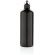 Botella de agua XL de aluminio con mosquetón Negro/negro detalle 3