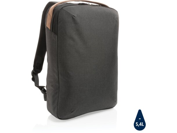 Mochila portátil 15.6 rPET 300D two tone certificada AWARE Azul marino detalle 31