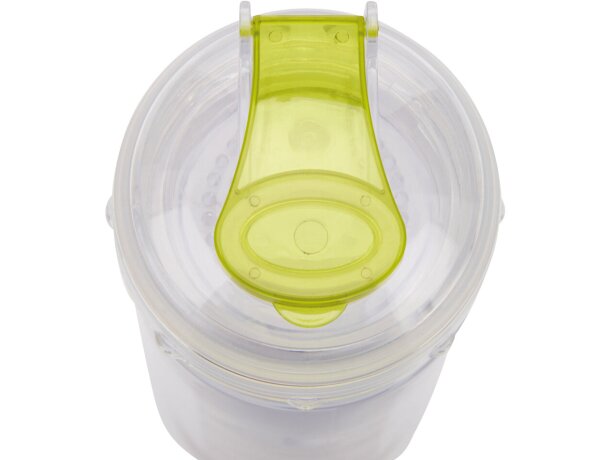 Bidón deportivo con compartimento para frutas de tritán 500ml Verde detalle 12