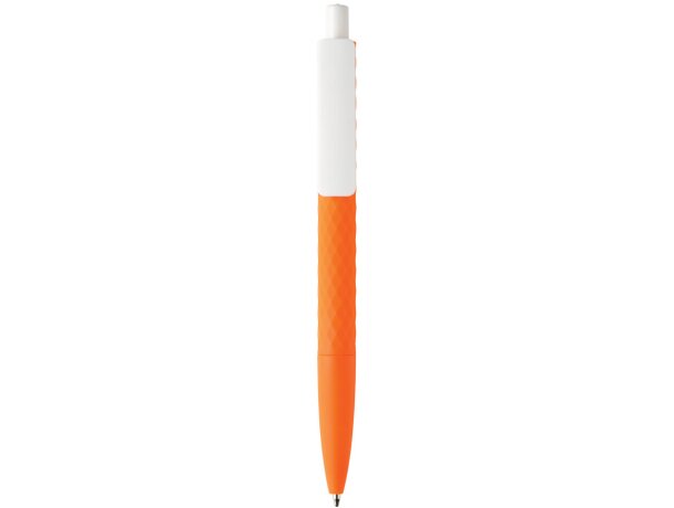 Bolígrafo suave X3 Naranja/blanco detalle 61