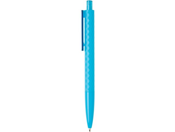 Bolis originales ballpoint acabado geométrico tinta alemana azul X3 Azul detalle 14