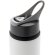 Botella deportiva con logo asa de transporte polipropileno Blanco detalle 19