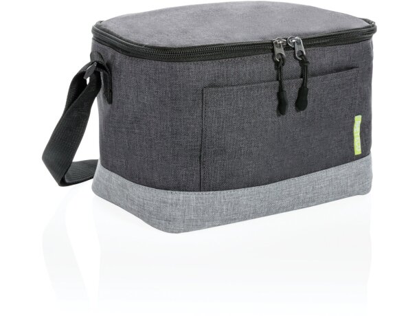 Bolsas térmicas con capacidad para 6 Latas y correa de transporte rPET Gris/gris detalle 8