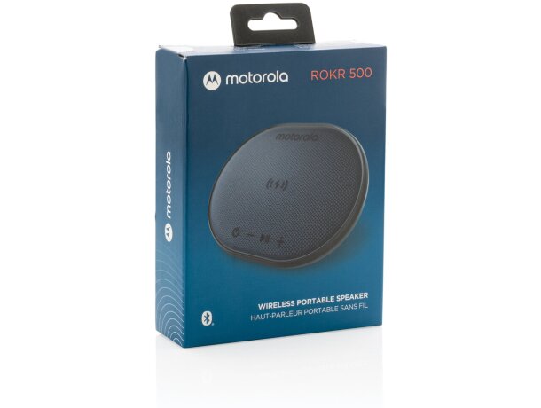 Altavoz 5W de carga inalámbrica Motorola ROKR 500 10W Negro detalle 7