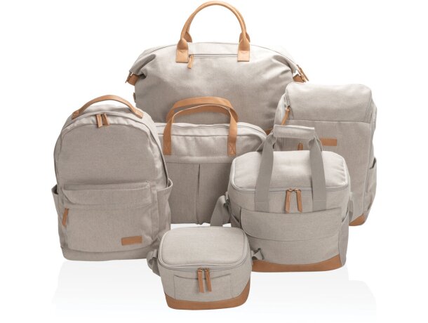 Bolsa termica publicitaria algodón reciclado Gris detalle 24
