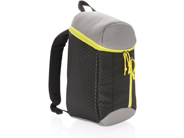 Mochila térmica XD Collection 10L PEVA para excursiones outdoor Azul/amarillo detalle 19