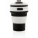 Tazas plegable de silicona Negro detalle 4