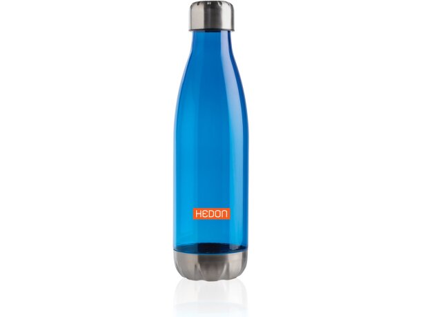 Botella de agua estanca con tapa de acero inoxidable. Azul detalle 10